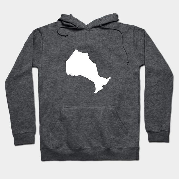 Ontario - Blank Outline Hoodie by loudestkitten